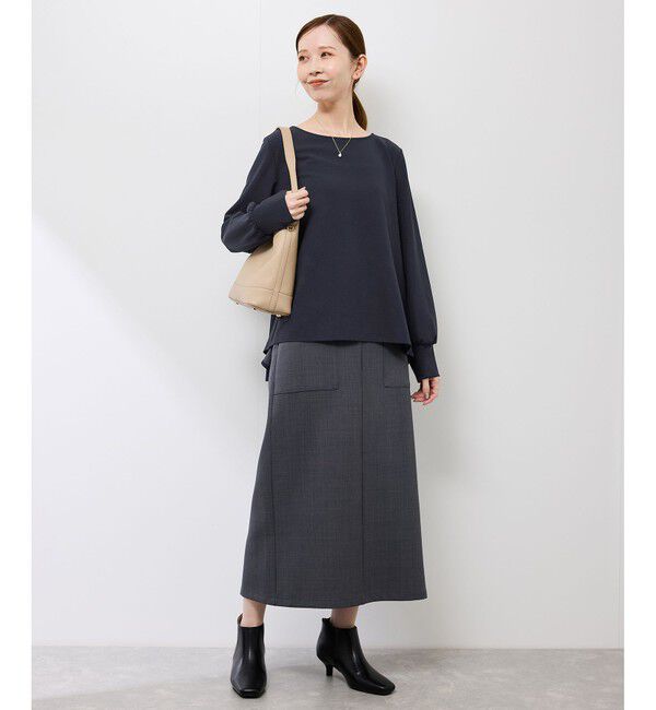 Rope&rsquo;Picnic「エアリーカットジョーゼットトップス」|Tシャツ・カットソー|