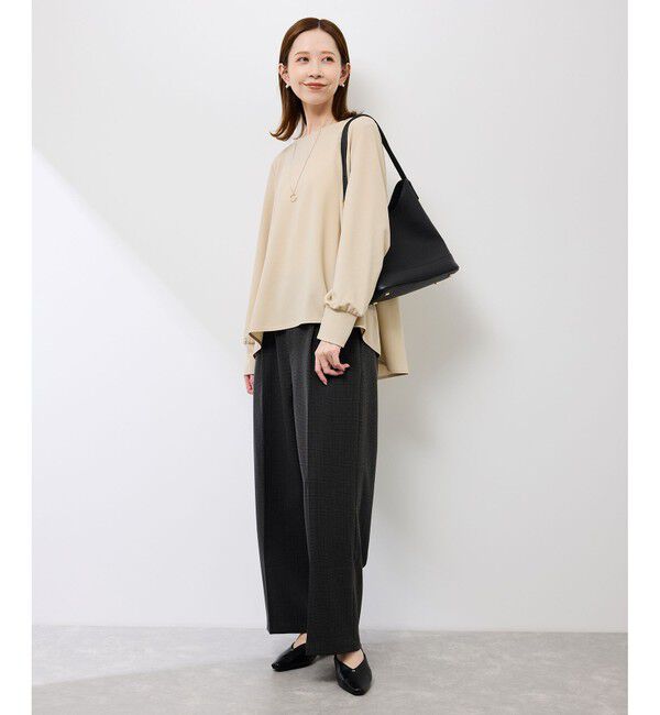 Rope&rsquo;Picnic「エアリーカットジョーゼットトップス」|Tシャツ・カットソー|