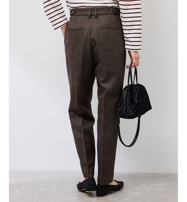 Rope&rsquo;Picnic「スリートーンツイードテーパードパンツ/セットアップ対応」|チノ|