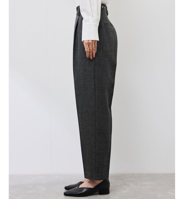 Rope&rsquo;Picnic「スリートーンツイードテーパードパンツ/セットアップ対応」|チノ|