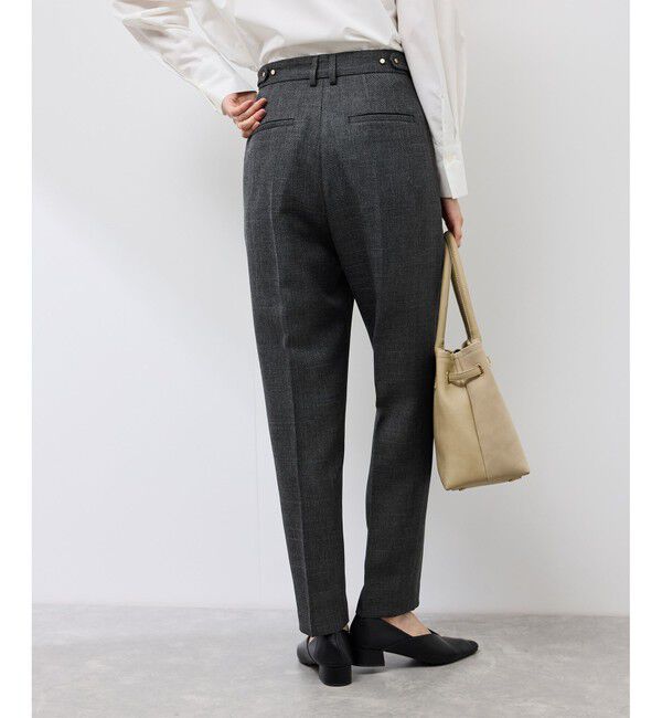 Rope&rsquo;Picnic「スリートーンツイードテーパードパンツ/セットアップ対応」|チノ|