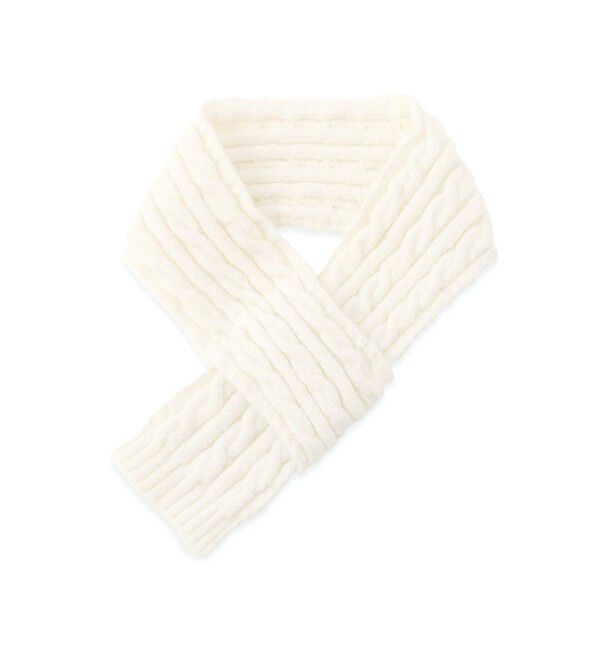 ROPE PICNIC PASSAGE「【DOG】ケーブル編みニットマフラー」|その他|