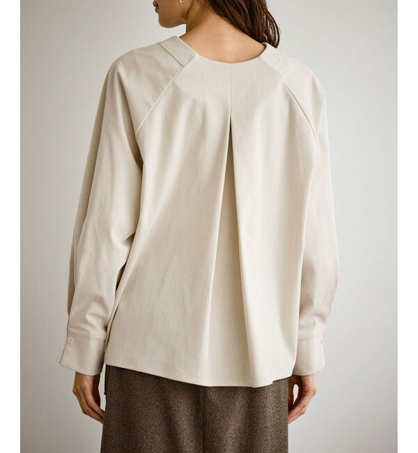 Rope&rsquo;Picnic「【emur/エミュール】ストレッチ起毛あわせネックブラウス」|シャツ・ブラウス|