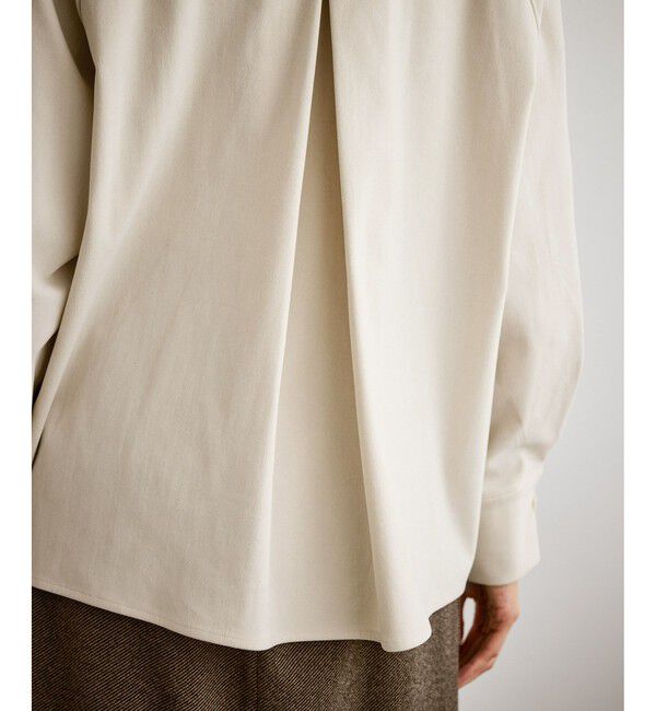 Rope&rsquo;Picnic「【emur/エミュール】ストレッチ起毛あわせネックブラウス」|シャツ・ブラウス|