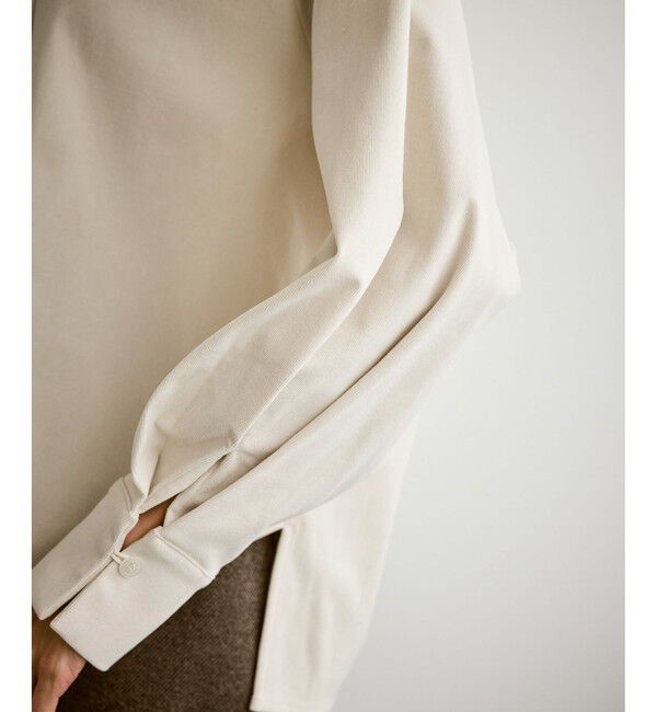 Rope&rsquo;Picnic「【emur/エミュール】ストレッチ起毛あわせネックブラウス」|シャツ・ブラウス|