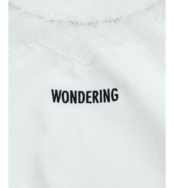 ADAM ET ROPE'「【サステナブル】レースロンTEE」|Tシャツ・カットソー|