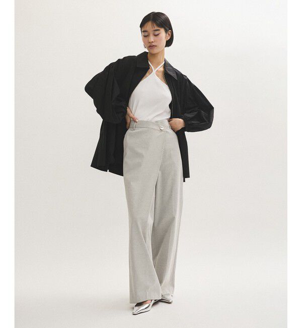 ADAM ET ROPE'「【サステナブル】ペプラムブラウス」|シャツ・ブラウス|