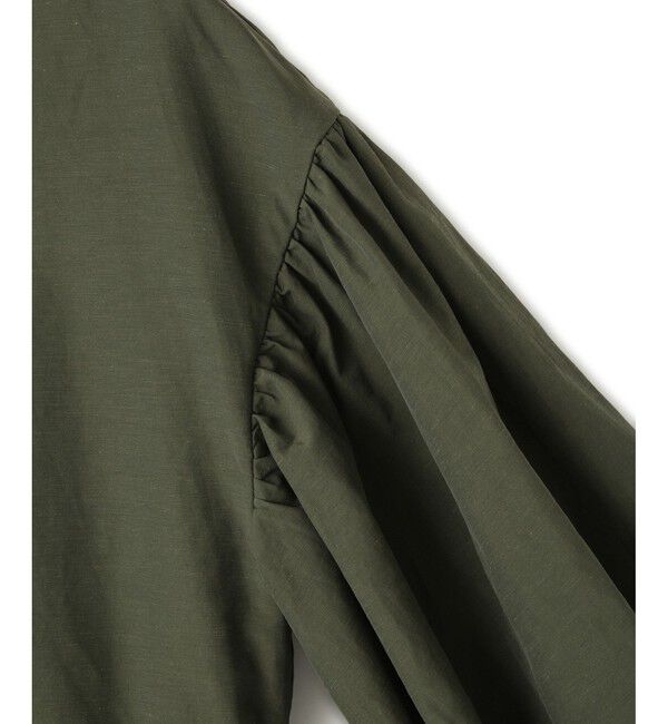 ADAM ET ROPE'「【サステナブル】ペプラムブラウス」|シャツ・ブラウス|