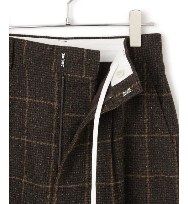 ADAM ET ROPE'「ツイード＆チェックショートパンツ」|チノ|