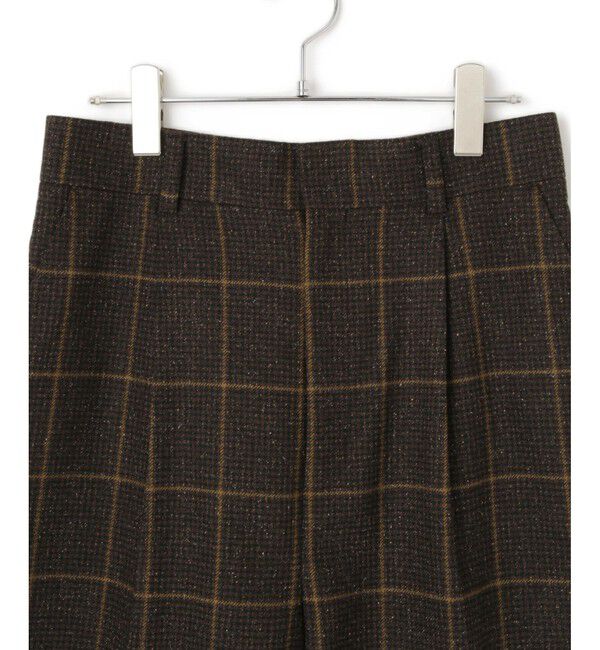 ADAM ET ROPE'「ツイード＆チェックショートパンツ」|チノ|