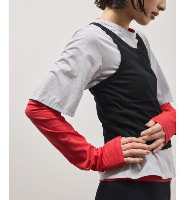 ADAM ET ROPE'「3レイヤードジャージートップス」|Tシャツ・カットソー|