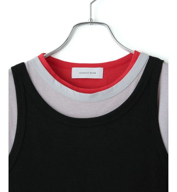 ADAM ET ROPE'「3レイヤードジャージートップス」|Tシャツ・カットソー|