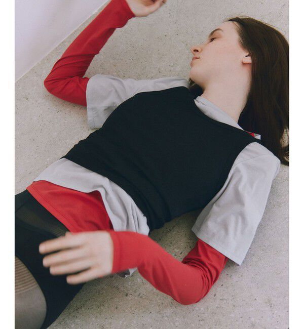 ADAM ET ROPE'「3レイヤードジャージートップス」|Tシャツ・カットソー|