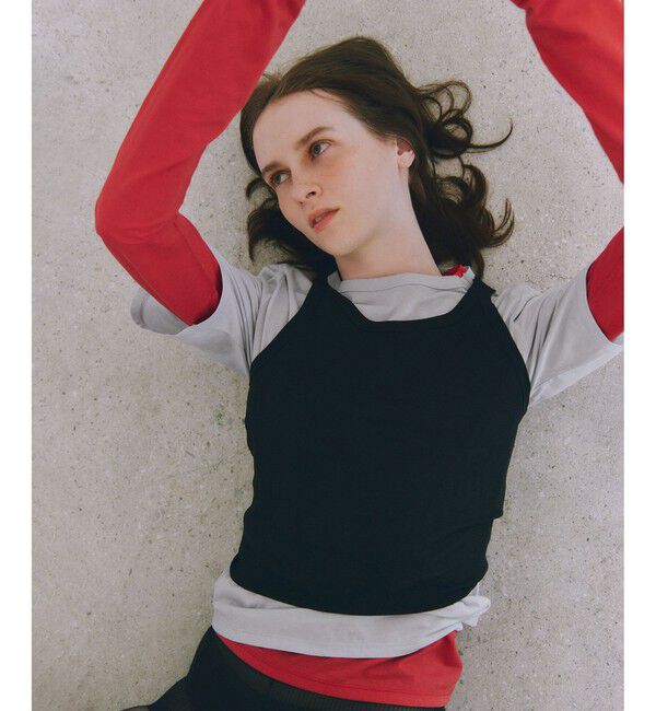 ADAM ET ROPE'「3レイヤードジャージートップス」|Tシャツ・カットソー|