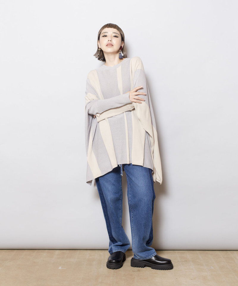  「サイドラインデニムパンツ」|デニム|