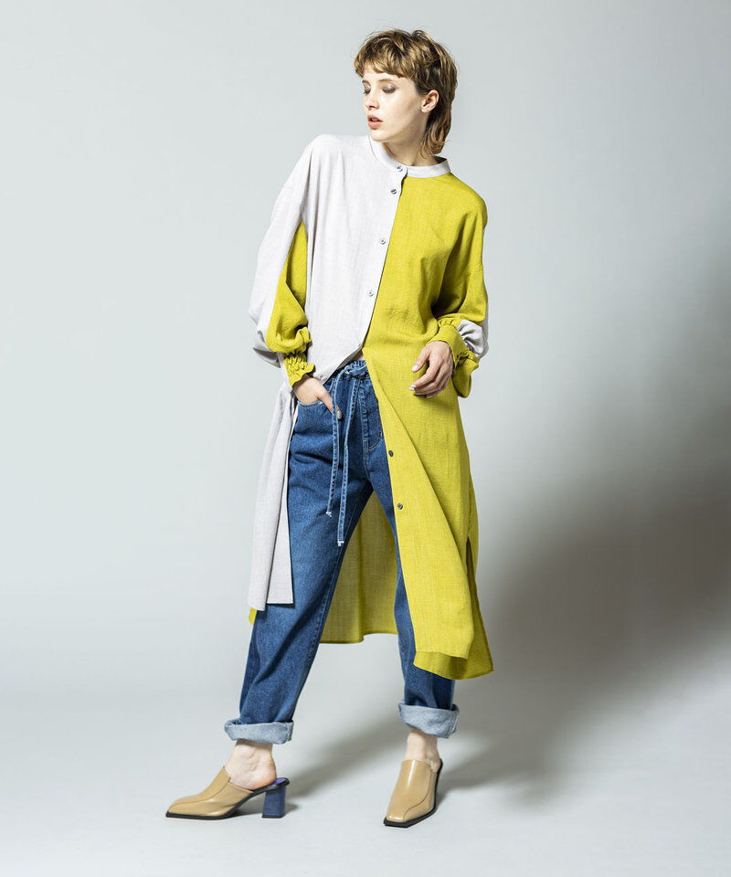  「サイドラインデニムパンツ」|デニム|