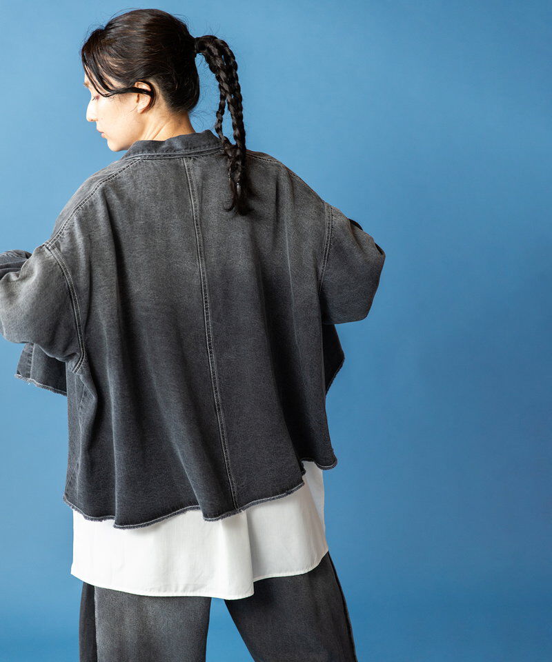  「セルロースデニムビッグシャツ」|シャツ・ブラウス|