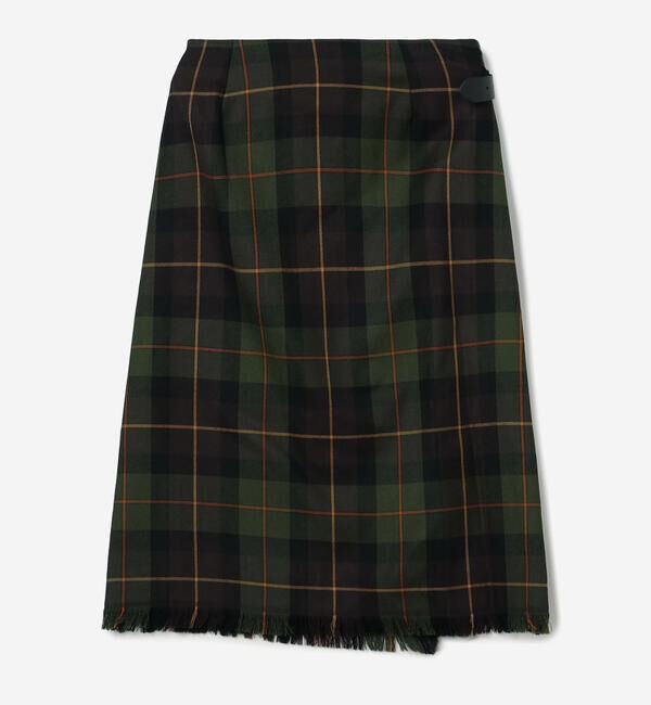 ONEIL OF DUBLIN「O'NEIL OF DUBLIN | ウーステッドウール ラップスカート WOMEN」|スカート|