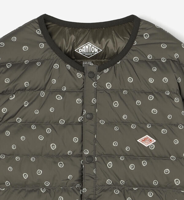 DANTON「DANTON | インナーダウンジャケット PRINT WOMEN」|ダウン|