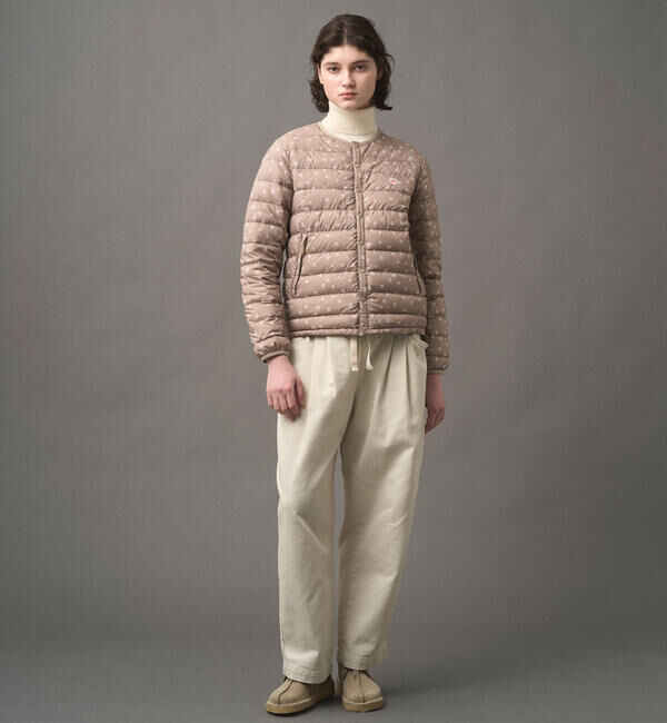 DANTON「DANTON | インナーダウンジャケット PRINT WOMEN」|ダウン|