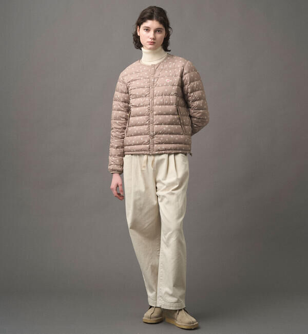 DANTON「DANTON | インナーダウンジャケット PRINT WOMEN」|ダウン|