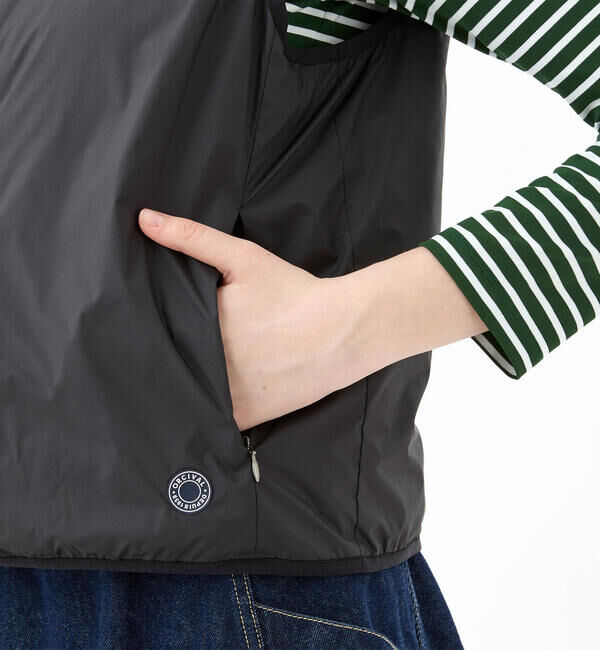 ORCIVAL「ORCIVAL | ポリエステルタフタ インナーダウン ベスト WOMEN」|ダウンベスト・ベスト|