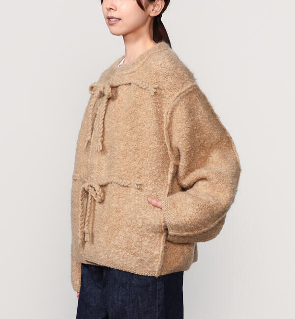 UNFIL「UNFIL | モヘア＆シェットランドウール ニットジャケット WOMEN」|その他|