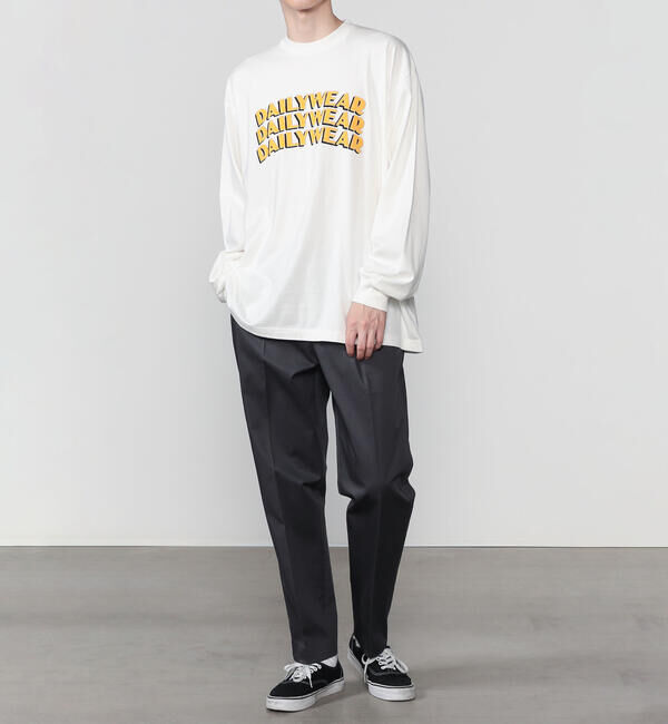  「MORRIS & SONS | 1Pテーパードストレッチパンツ MEN」|チノ|