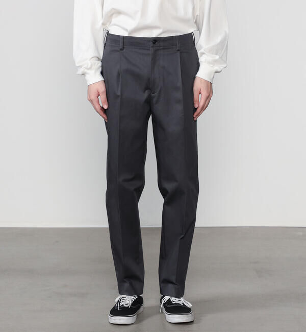  「MORRIS & SONS | 1Pテーパードストレッチパンツ MEN」|チノ|