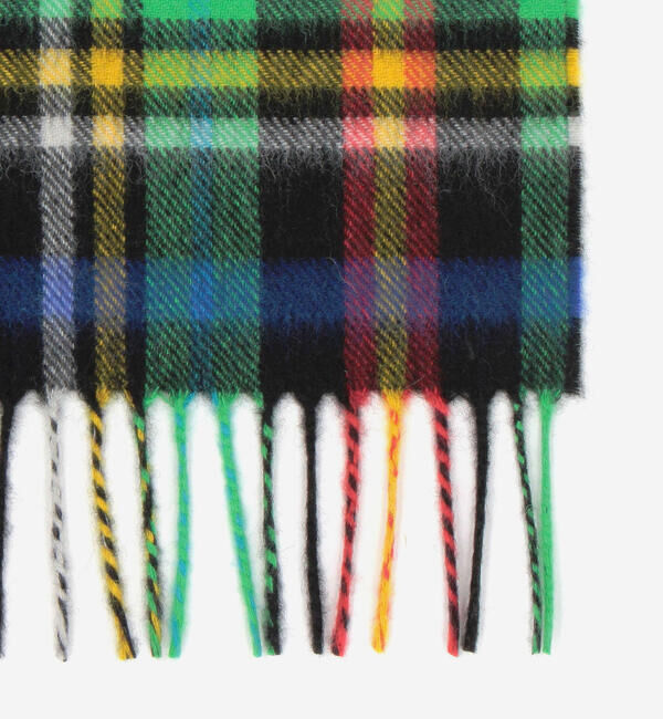  「Joshua Ellis | カシミヤマフラー CHECK」|ストール|