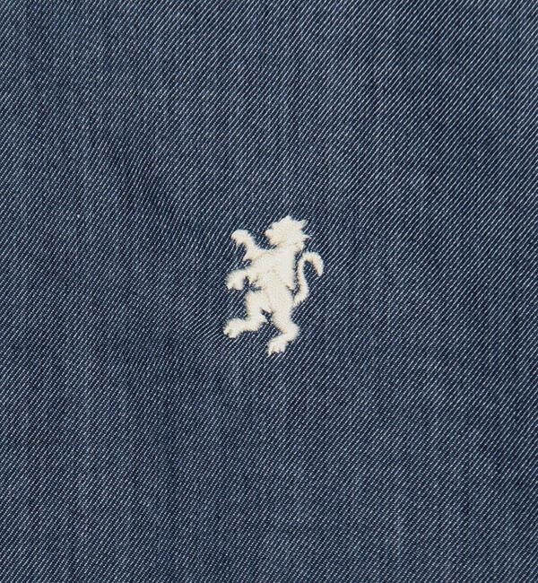 GYMPHLEX「Gymphlex | インディゴツイル 長袖ジップシャツ MEN」|シャツ・ブラウス|