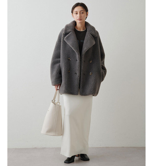 THE PAUSE「【THE PAUSE】ボアダブルコート」|その他|