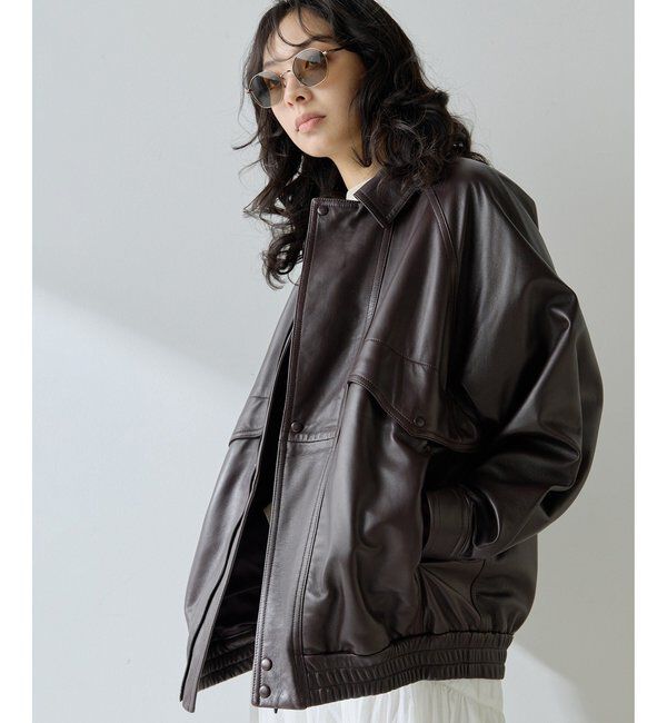 GEMINI「【GEMINI】レザーブルゾン」|ブルゾン・スタジャン|