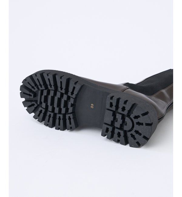 THE PAUSE「【THE PAUSE】レザーサイドゴアブーツ」|ショートブーツ|