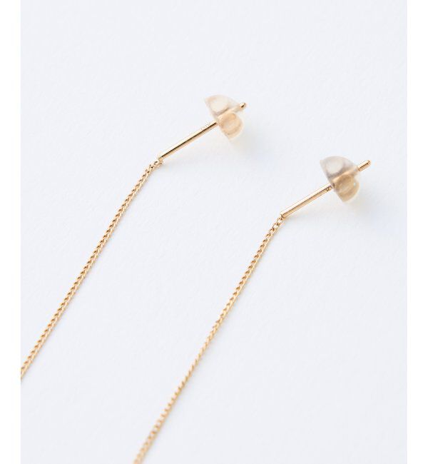 Hoaw.「【Hoaw.】10K Lineピアス」|リング|