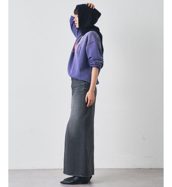  「デニムスリットスカート」|スカート|