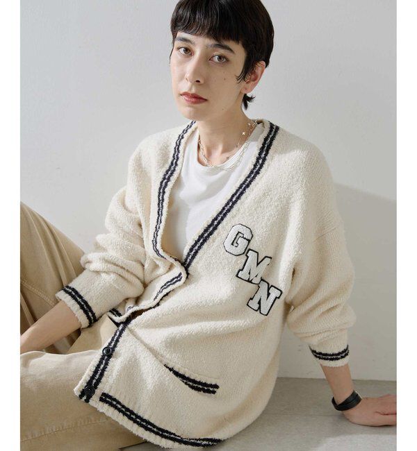 GEMINI「【GEMINI】ワッペンツキニットカーディガン」|ニット・セーター|
