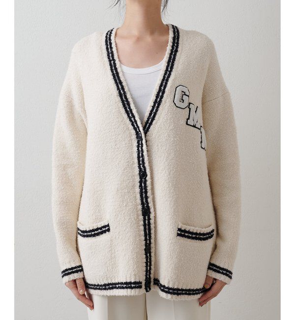 GEMINI「【GEMINI】ワッペンツキニットカーディガン」|ニット・セーター|
