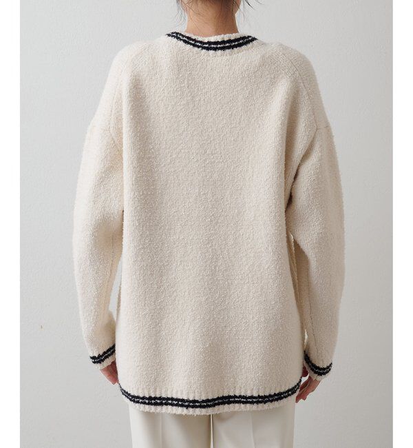 GEMINI「【GEMINI】ワッペンツキニットカーディガン」|ニット・セーター|