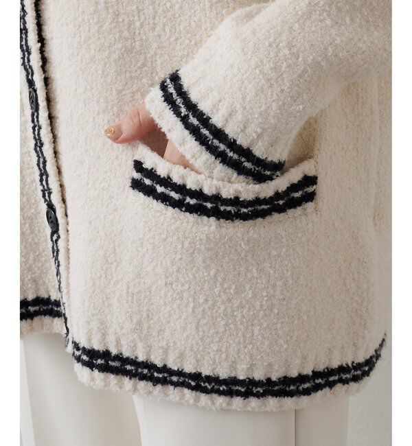 GEMINI「【GEMINI】ワッペンツキニットカーディガン」|ニット・セーター|