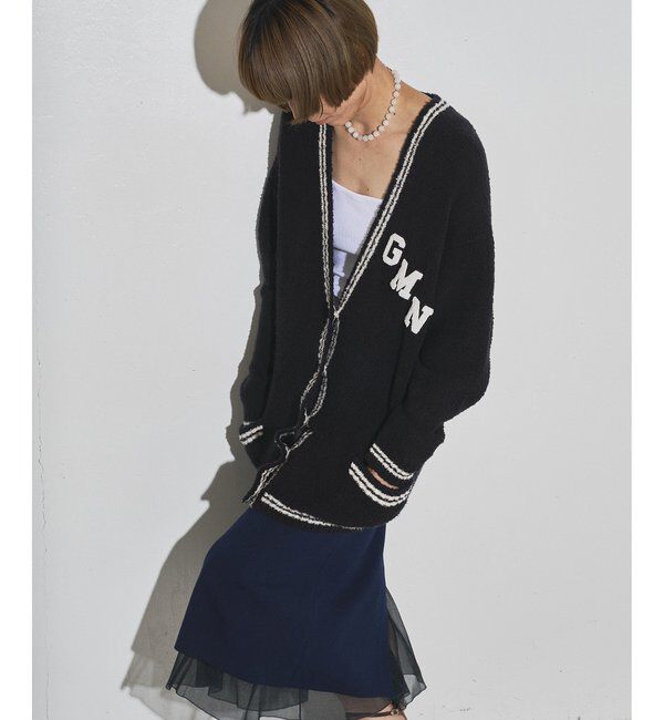 GEMINI「【GEMINI】ワッペンツキニットカーディガン」|ニット・セーター|