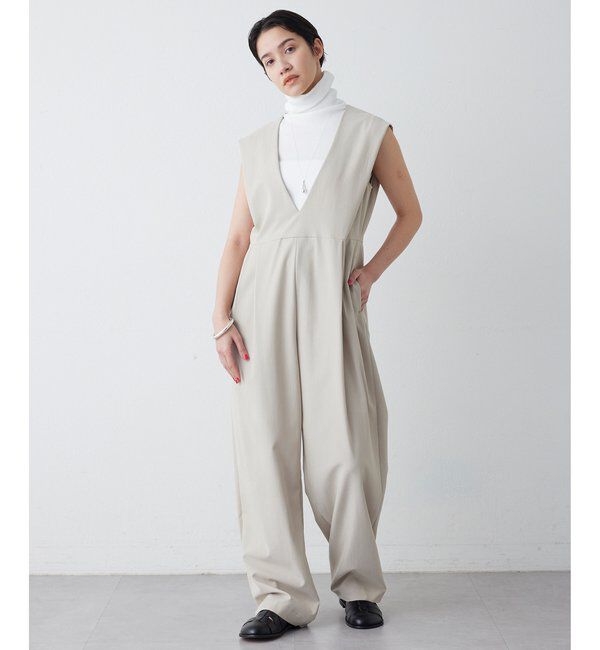 THE PAUSE「【THE PAUSE】ドレープジャンプスーツ」|ワンピース|