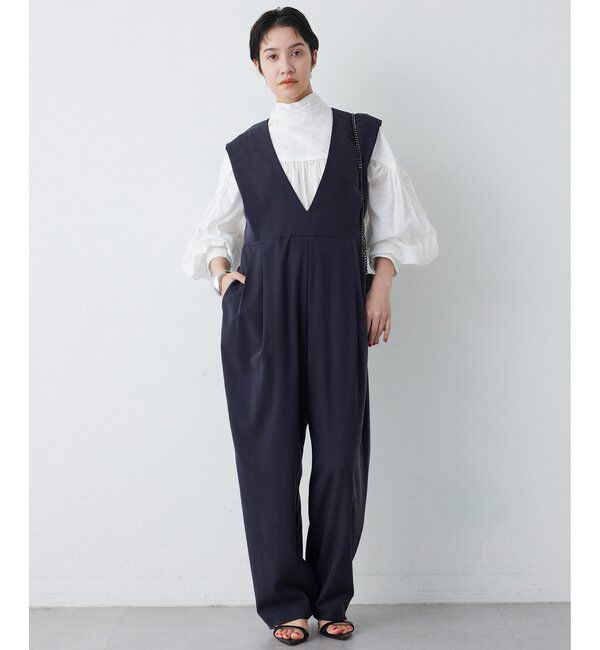 THE PAUSE「【THE PAUSE】ドレープジャンプスーツ」|ワンピース|