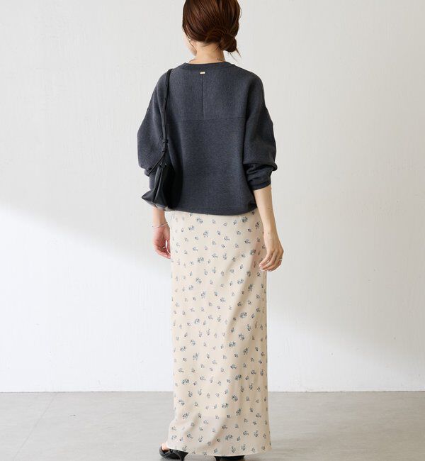  「ジップスウェットライクニット」|ニット・セーター|