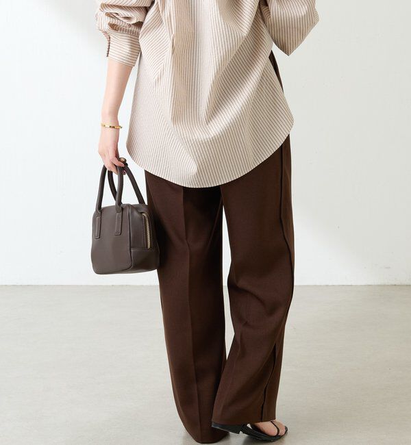  「ウールライクタックパンツ」|チノ|