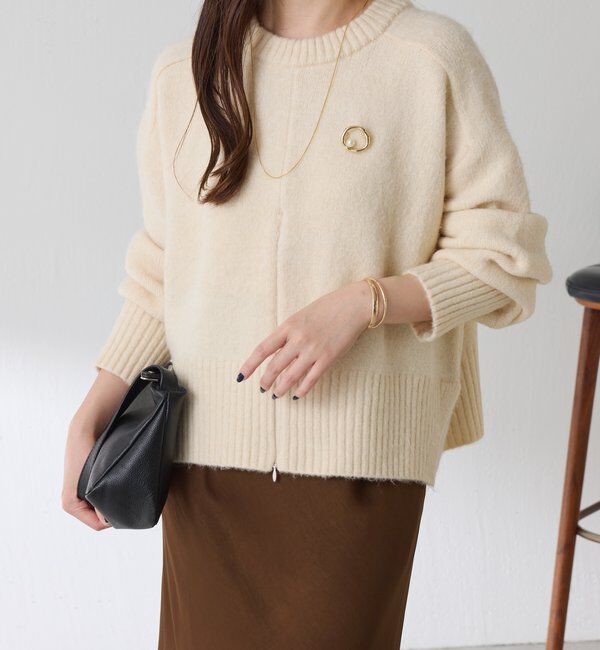  「ヤクライクショートニット」|ニット・セーター|