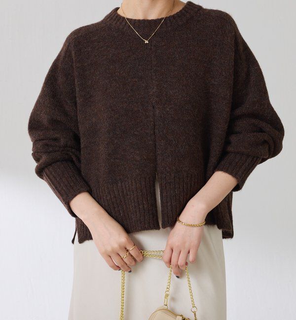  「ヤクライクショートニット」|ニット・セーター|