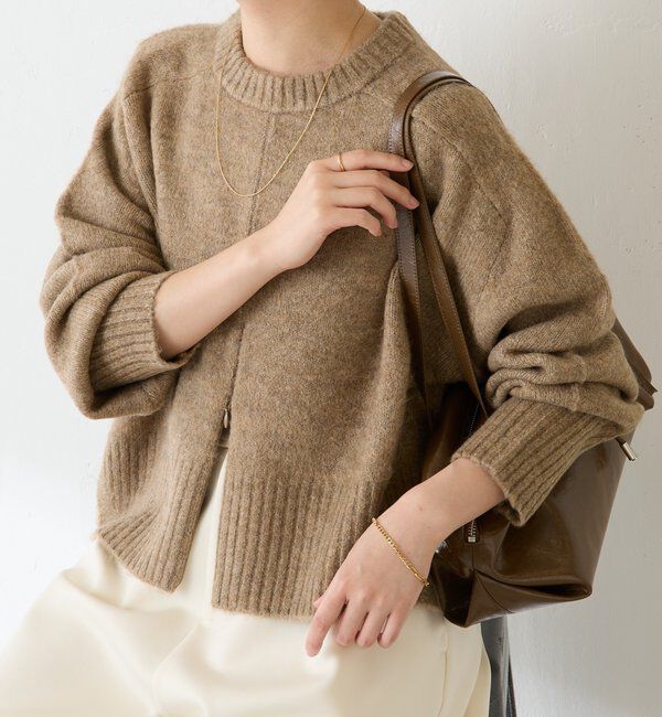  「ヤクライクショートニット」|ニット・セーター|