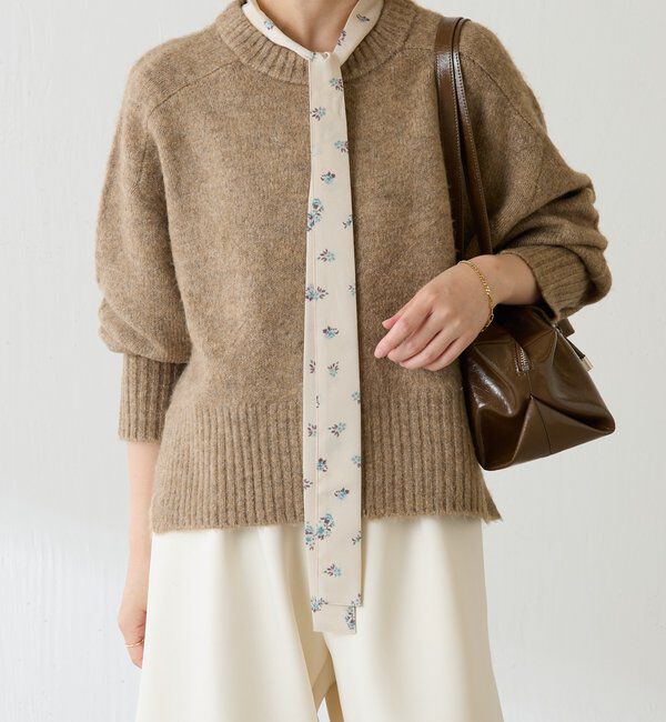  「ヤクライクショートニット」|ニット・セーター|