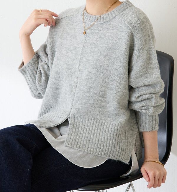  「ヤクライクショートニット」|ニット・セーター|